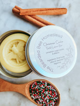 Load image into Gallery viewer, Christmas Cookie Lotion Bar- Warm and Festive Lotion in a Tin